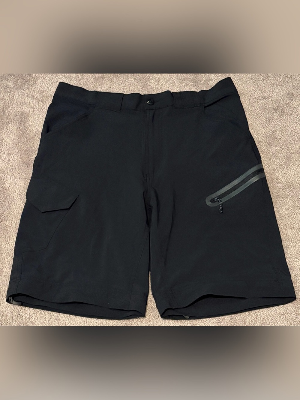 Magellan Men’s Black Fish Gear Water Repellent Zip Off Shorts Size Medium 32x10